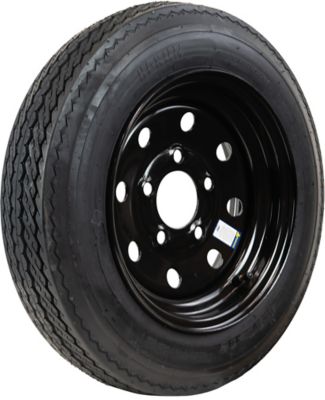 Hi-Run 4.80-12 4-Ply 5-Hole Black Modular Wheel Trailer Tire Assembly, Load Range B