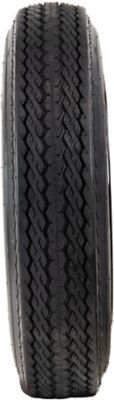 Image showing  4.80-12 4-Ply 5-Hole Black Modular Wheel Trailer Tire Assembly, Load Range B