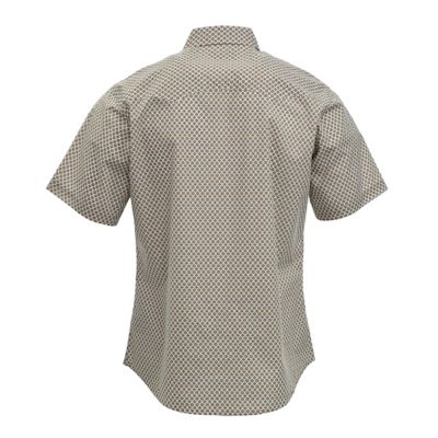 Image showing  Men's Wrancher Print Short-Sleeve Button-Down Shirt, Front and Back Yokes
