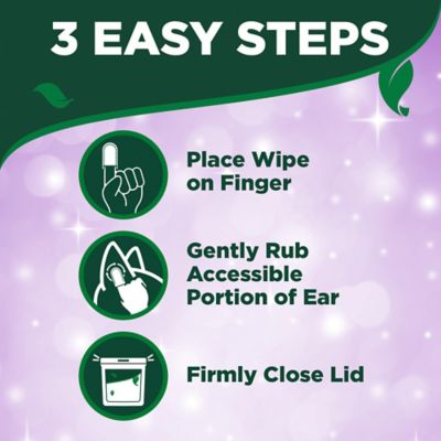 Image showing  Ear Relief Finger Wipes, 50 ct.