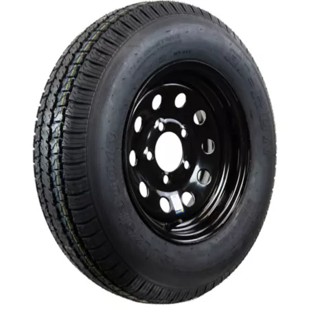 Hi-Run ST175/80D13 Black 6-Ply 5-Hole Modular Trailer Tire Set Load Range C Tire & Wheel Combos