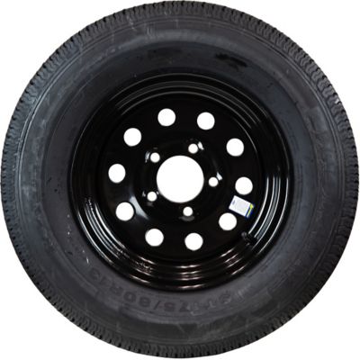 Image showing  Trailer Tire Assembly, ST175/80R13, 5-Hole Black Modular Wheel, Load Range C, 6 ply, ASR2117