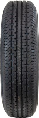 Image showing  ST205/75R15 8-Ply 5-Hole Black Modular Wheel Trailer Tire Assembly, Load Range D