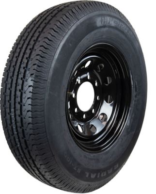 Hi-Run Trailer Tire Assembly, ST235/80R16, 8-Hole Black Modular Wheel, Load Range E, 10 PR, ASR2121