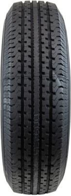 Image showing  ST235/80R16 10PR 8-Hole Black Modular Wheel Trailer Tire Assembly, Load Range E