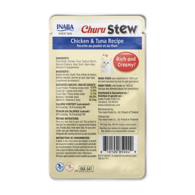 Image showing  Churu Chicken and Tuna Stew Lickable Cat Treat