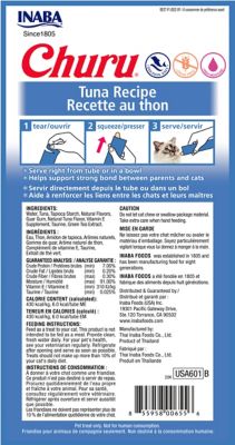 Image showing  Churu Tuna Recipe Lickable, Creamy Puree Cat Treats, 2 oz., 4 ct.