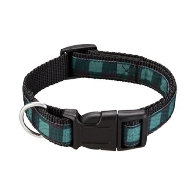 Best Furry Friends Buffalo Check Adjustable Dog Collar