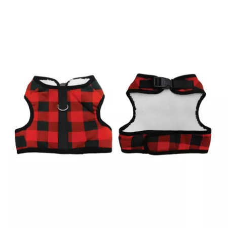 Best Furry Friends Buffalo Plaid Dog Harness Dog Basic Harnesses