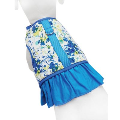Image showing  Color Splat Ruffle Dog Harness