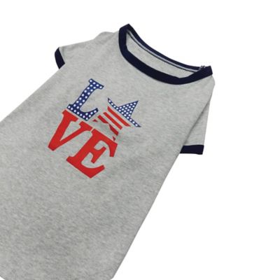 Image showing  Patriotic Love Pet T-shirt