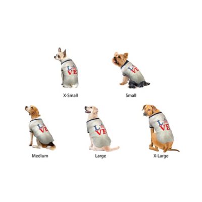 Image showing  Patriotic Love Pet T-shirt