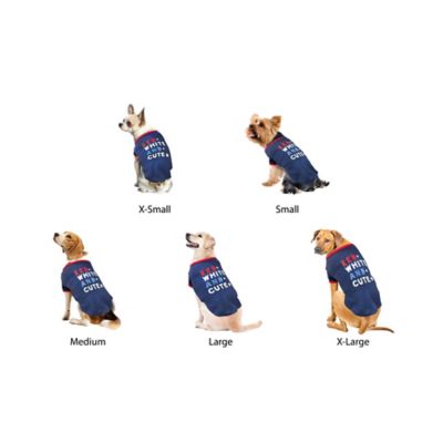 Image showing  Red White and Cute Pet T-shirt