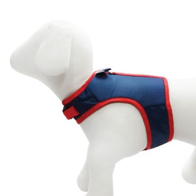 Image showing  Red White and Cute Dog Harness