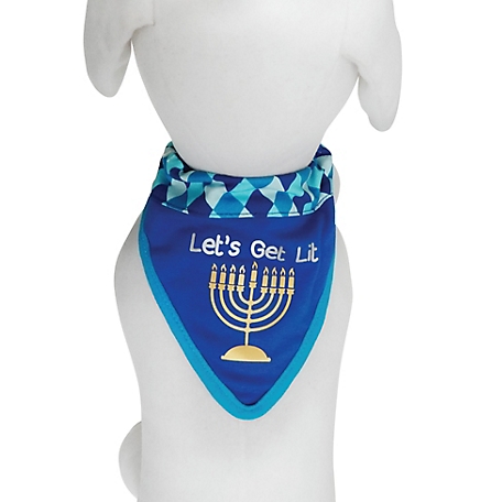 Best Furry Friends Hanukkah Slide-On Dog Collar Bandanas