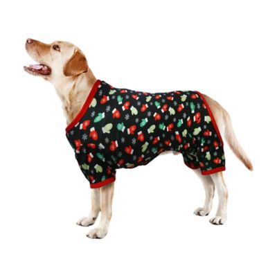 Image showing 4 th Best Furry Friends Snow Mitten Dog Pajamas