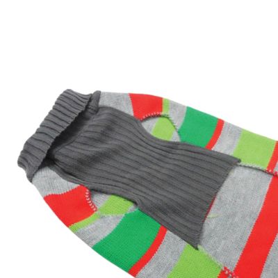 Image showing  Holiday Striped Pet Sweater