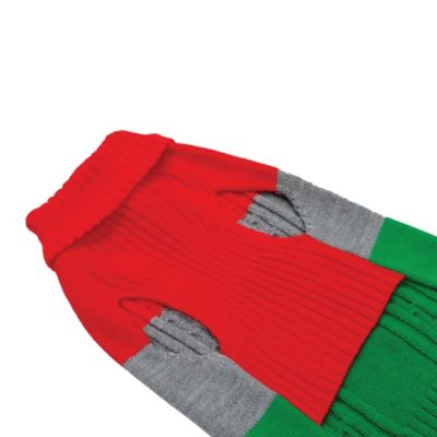 Image showing  Holiday Colorblock Pet Sweater