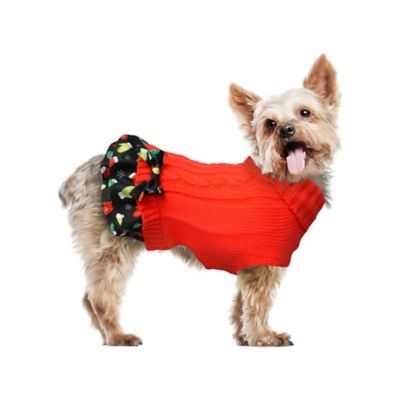 Image showing 4 th Best Furry Friends Snow Mitten Pet Sweater Dress