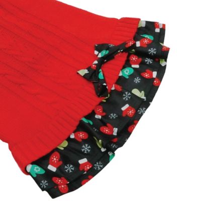 Image showing  Snow Mitten Pet Sweater Dress