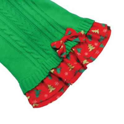 Image showing  Holiday Tree Pet Sweater Dress
