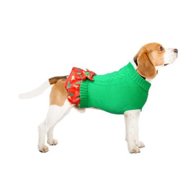 Image showing  Holiday Tree Pet Sweater Dress