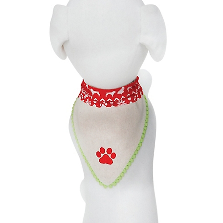 Best Furry Friends Holiday Slide-On Dog Collar Bandanas, 2 ct.