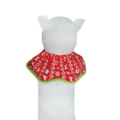 Best Furry Friends Holiday Cat Ruffled Collar Set