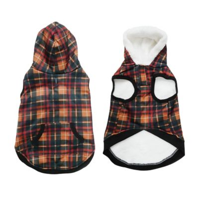 Image showing 1 th Best Furry Friends Cider Plaid Pet Hoodie