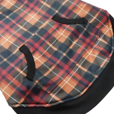 Image showing  Cider Plaid Pet Hoodie