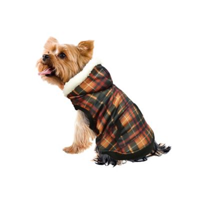 Best Furry Friends Cider Plaid Pet Hoodie