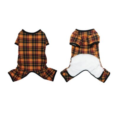 Image showing  Cider Plaid Dog Pajamas