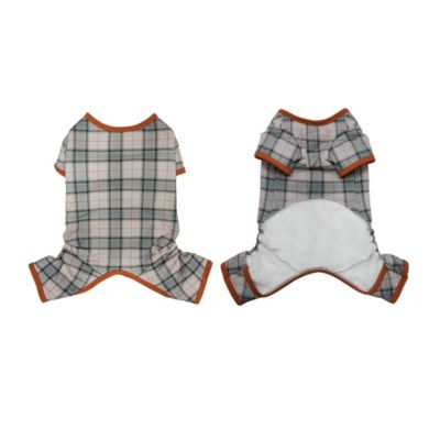 Image showing 1 th Best Furry Friends Harvest Plaid Dog Pajamas