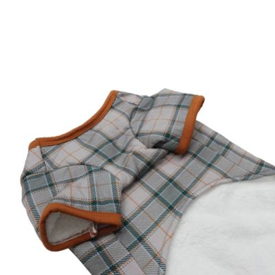 Image showing 3 th Best Furry Friends Harvest Plaid Dog Pajamas