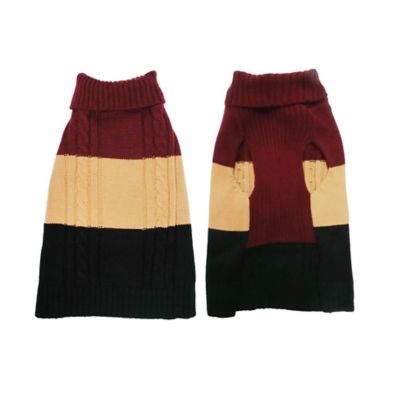 Image showing  Cider Striped Pet Sweater