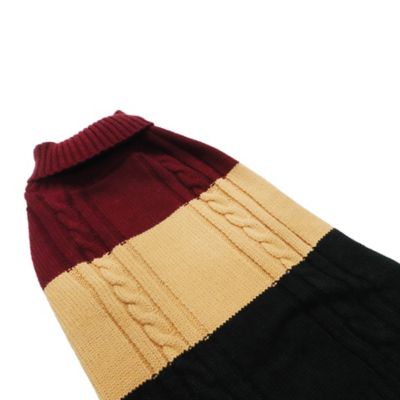 Image showing  Cider Striped Pet Sweater