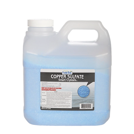 Crystal Blue Copper Sulfate Crystals Pond Treatment, 15 lb.
