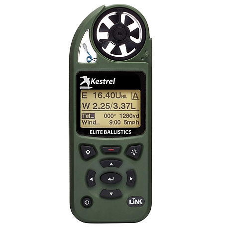 Kestrel 5700 Elite Weather Meter with Applied Ballistics and Bluetooth Link, 0857ALOLV
