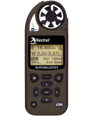 Kestrel 5700 Elite Weather Meter with Applied Ballistics and Bluetooth Link, 0857ALFDE