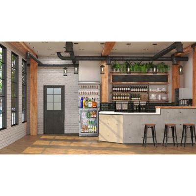 Image showing 6 th KoolMore 24 in. One-Door Back Bar Refrigerator - 4.1 cu. ft., BC-1DSW-SS