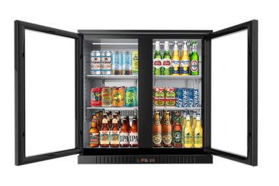 Image showing  35 in. Two-Door Back Bar Refrigerator, 7.4 cu. ft.