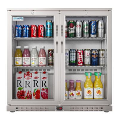 Image showing  35 in. Two-Door Back Bar Refrigerator - 7.4 cu. ft., BC-2DSW-SS