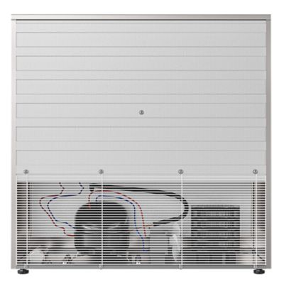 Image showing 6 th KoolMore 35 in. Two-Door Back Bar Refrigerator - 7.4 cu. ft., BC-2DSW-SS