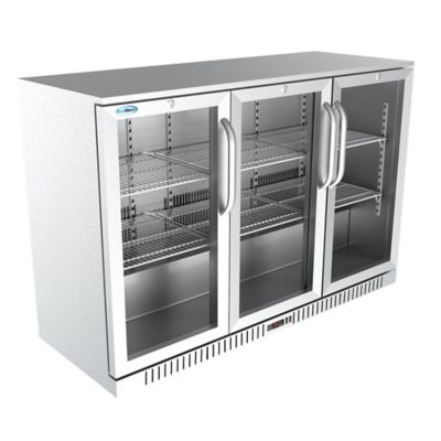 Image showing 6 th KoolMore 53 in. Three-Door Back Bar Refrigerator - 11 cu. ft., BC-3DSW-SS