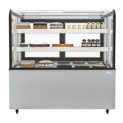 KoolMore 47 in. Dry Bakery Display Case with Front Curved Glass Protection, 14 cu. ft., BDC-13C