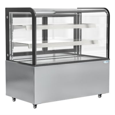 Image showing  47 in. Dry Bakery Display Case with Front Curved Glass Protection, 14 cu. ft., BDC-13C