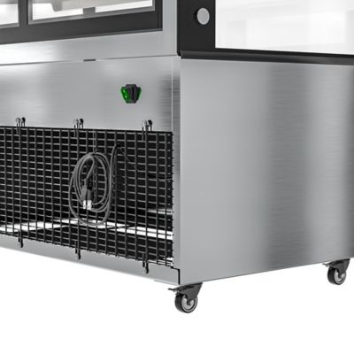 Image showing  47 in. Dry Bakery Display Case with Front Curved Glass Protection, 14 cu. ft., BDC-13C