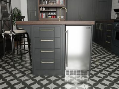 Image showing 6 th KoolMore 15 in. Stainless-Steel Built-In/Free-Standing Ice Maker, 75 lb./24H, BIM75-BS