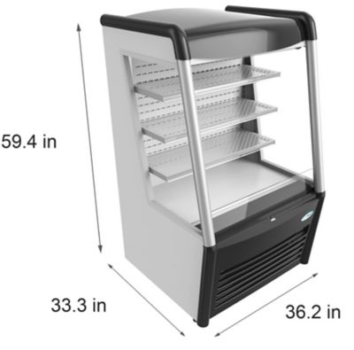 Image showing 1 th KoolMore 36 in. Open Air Grab and Go Refrigerator - 11.3 cu. ft., CDAU-13C