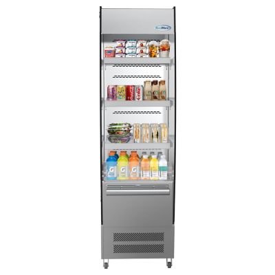 Image showing  26 in. Open Air Grab and Go Refrigerator - 7.7 cu. ft., CDAU-7C-SS